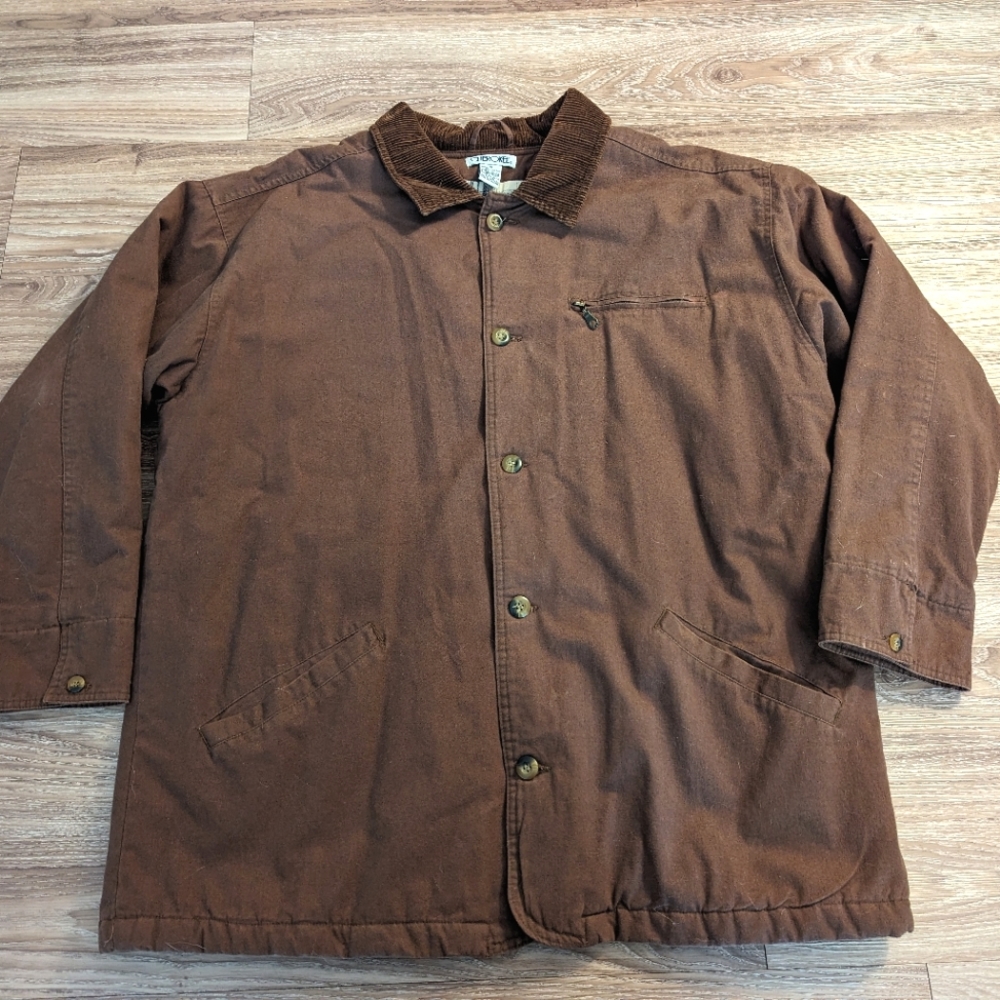 Vintage Cherokee canvas chore coat XL lined